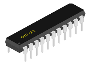 DIP-22 (Dual In-Line Package)