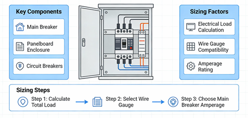 Panel and Breaker Sizing Guide