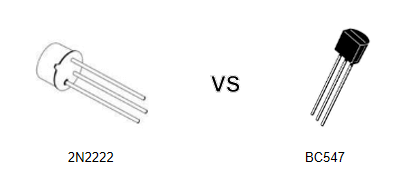 2N2222 VS BC547