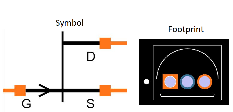 Guía de transistores de canal J108 JFET N