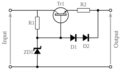 Figure 1. Regulated Power Supply with Current Limiting.png